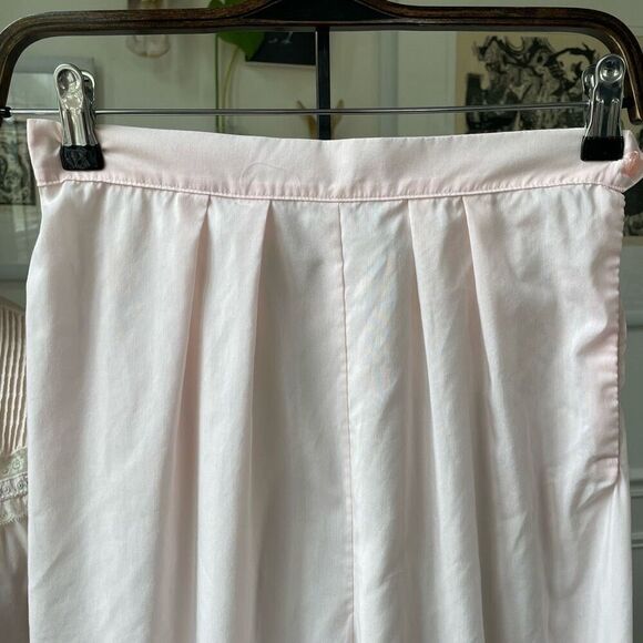 Vintage Barbizon Pink 2pc Pajama Lounge Set SS Top Pants S - Picture 4 of 10